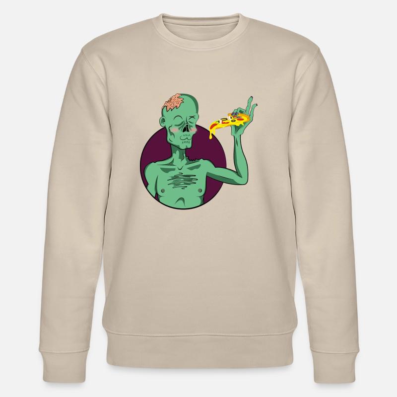 PIZZAAAAA0 - Sweat bio CHANGER Stanley/Stella Unisexe - beige