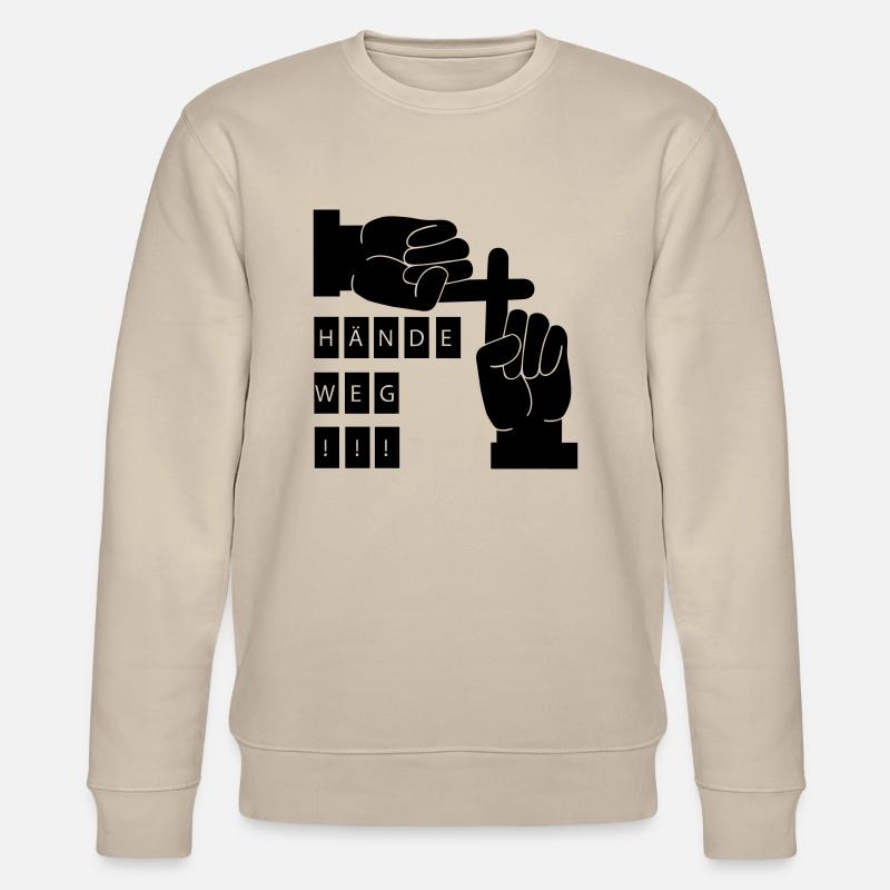 Finger weg - Stanley/Stella Unisex Bio-Sweatshirt CHANGER - Beige