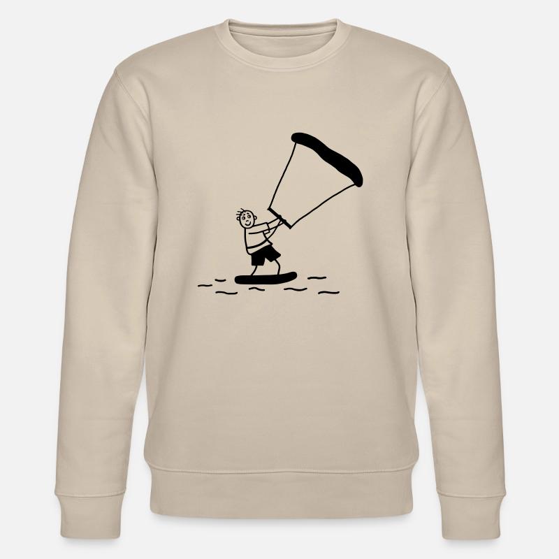 Kite Surf - Sweat bio CHANGER Stanley/Stella Unisexe - beige