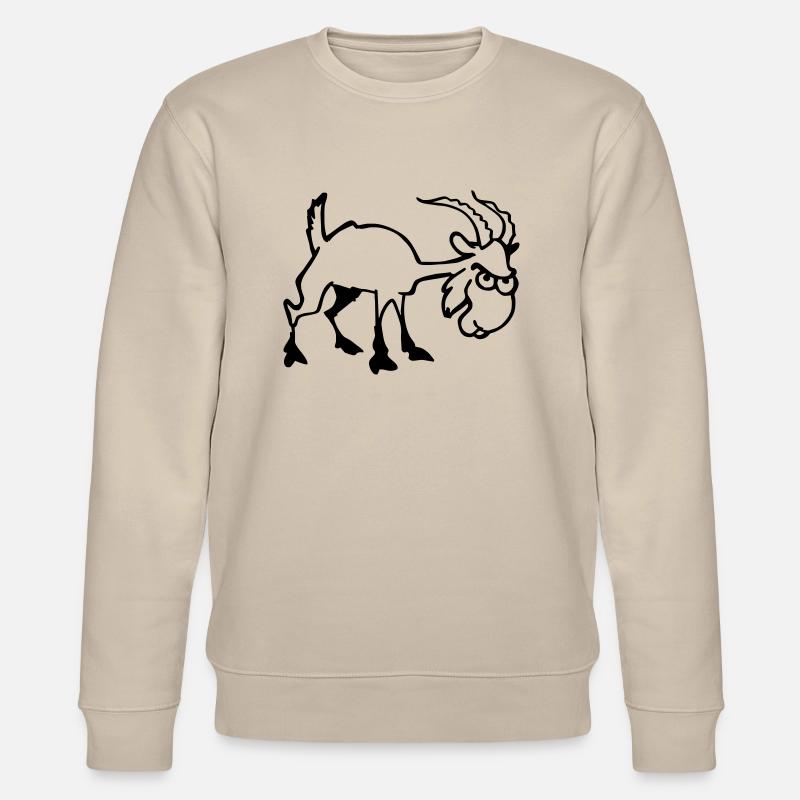 Bouc - Sweat bio CHANGER Stanley/Stella Unisexe - beige