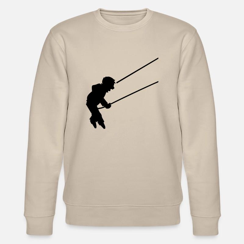 Balançoires / garçon oscillant (1c) - Sweat bio CHANGER Stanley/Stella Unisexe - beige