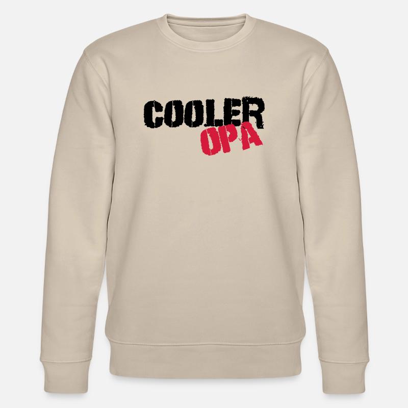 Cooler Opa - Stanley/Stella Unisex Bio-Sweatshirt CHANGER  - Beige
