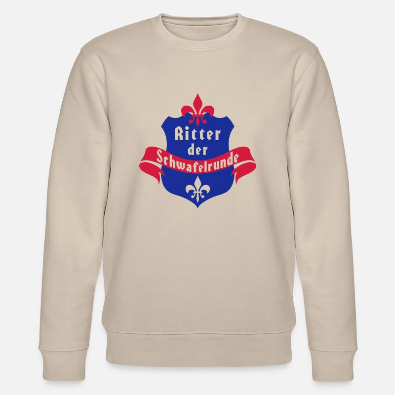 Ritter der Schwafelrunde - Stanley/Stella Unisex Bio-Sweatshirt CHANGER  - Beige