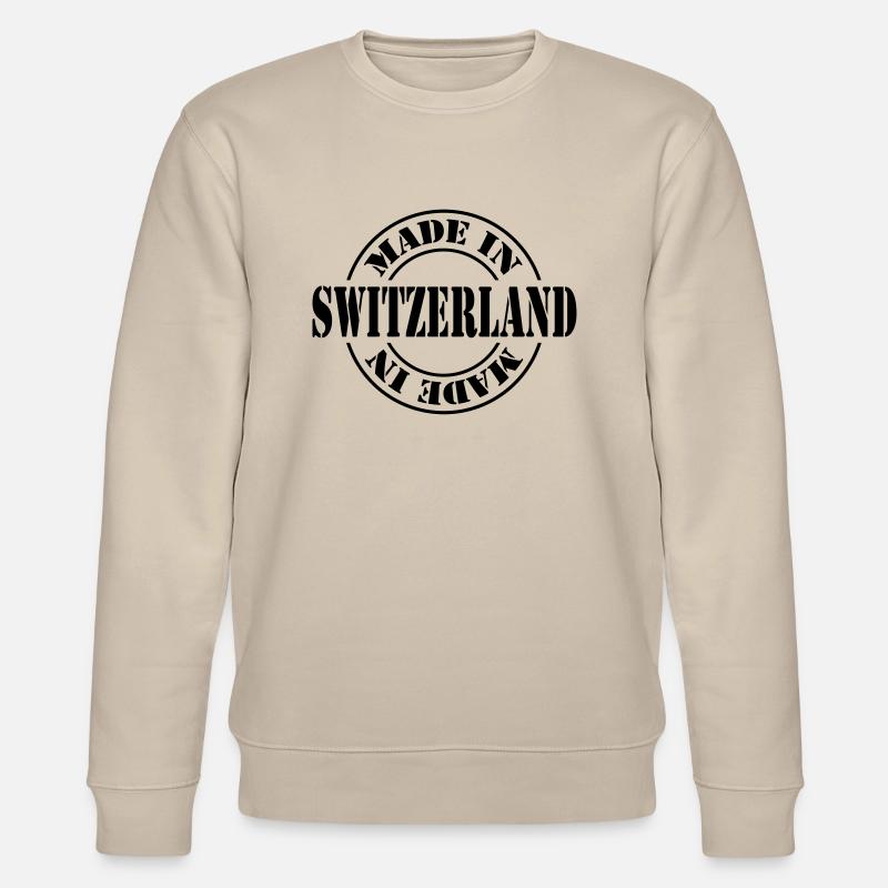 made in switzerland m1k2 - Stanley/Stella Unisex Bio-Sweatshirt CHANGER  - Beige