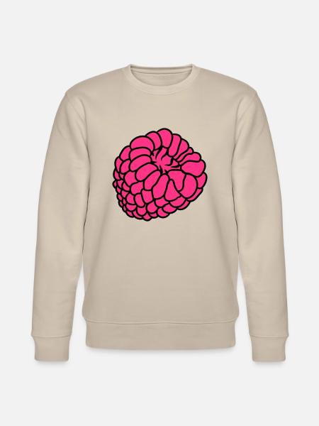 himbeere beeren - Stanley/Stella Unisex Bio-Sweatshirt CHANGER  - Beige