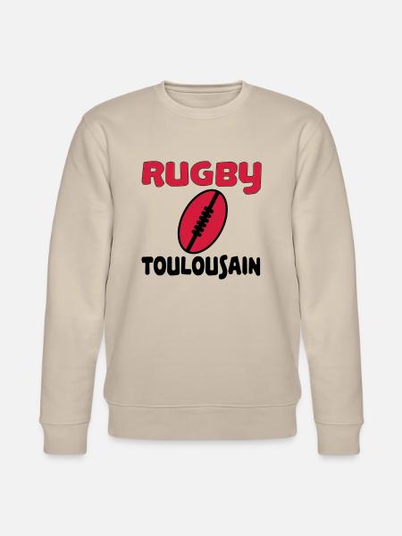 Rugby toulousain - Stanley/Stella Unisex Bio-Sweatshirt CHANGER - Beige