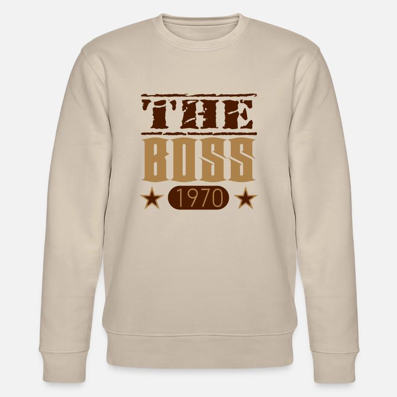 The Boss 1970 02 - Stanley/Stella Unisex Bio-Sweatshirt CHANGER - Beige
