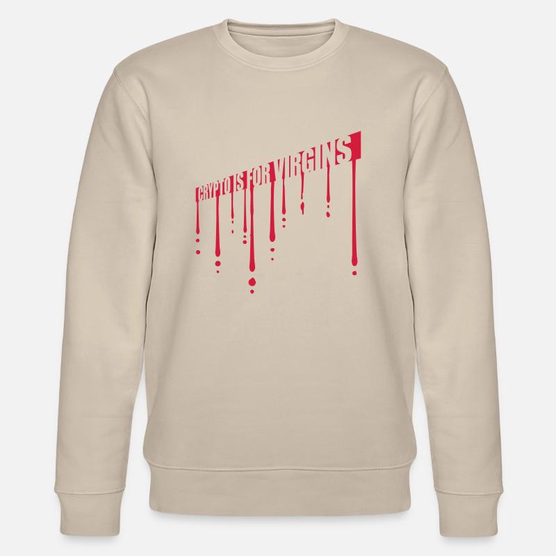 Crypto est pour les vierges - Sweat bio CHANGER Stanley/Stella Unisexe - beige