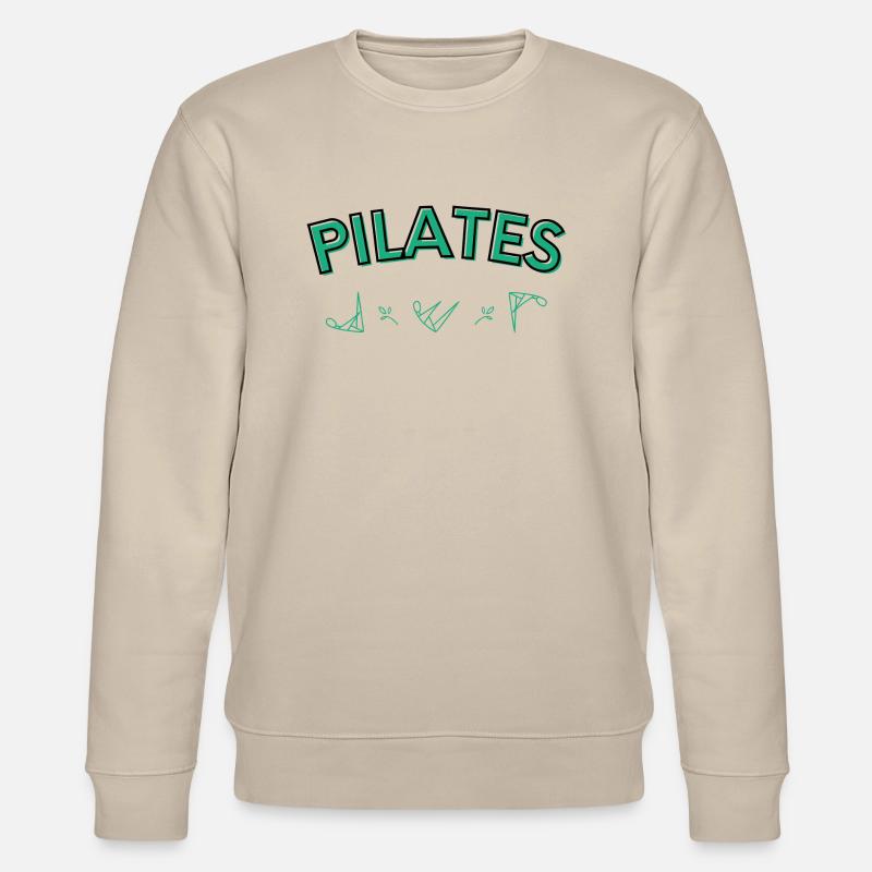 Pilates Verschiedene Positionen - Stanley/Stella Unisex Bio-Sweatshirt CHANGER  - Beige