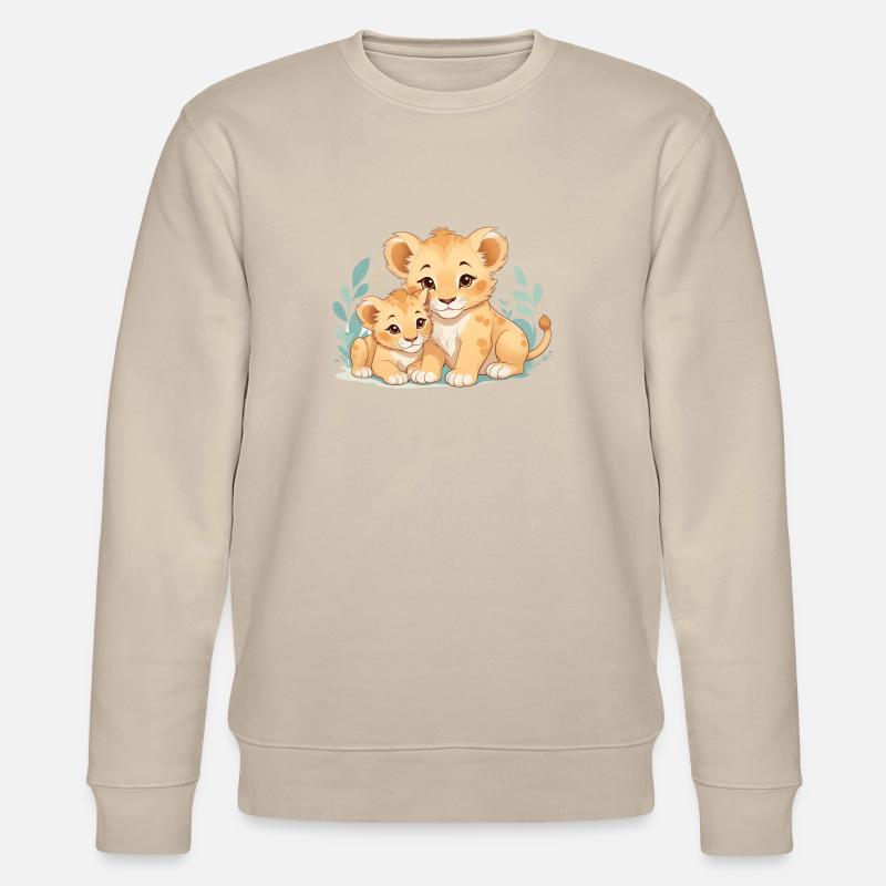 Câlins de lionceaux - Sweat bio CHANGER Stanley/Stella Unisexe - beige