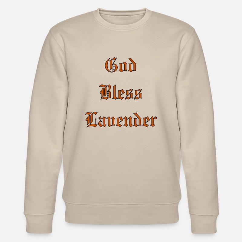GodBlessLavender - Stanley/Stella Unisex Bio-Sweatshirt CHANGER  - Beige