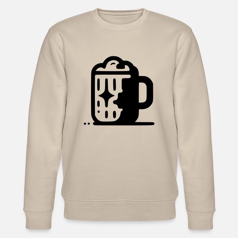 Bierkrug - Stanley/Stella Unisex Bio-Sweatshirt CHANGER  - Beige