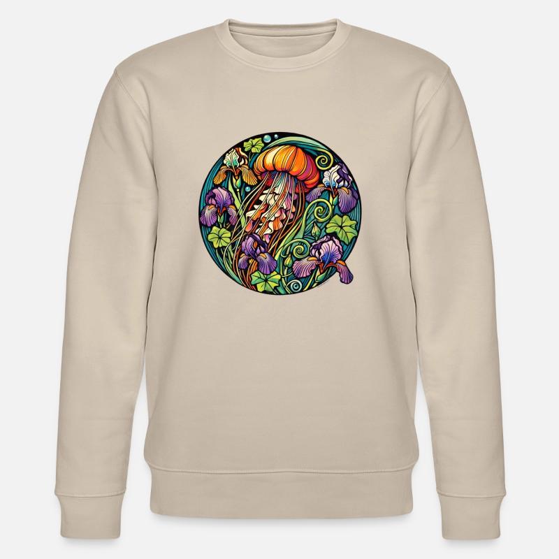 Méduse Iris - Sweat bio CHANGER Stanley/Stella Unisexe - beige