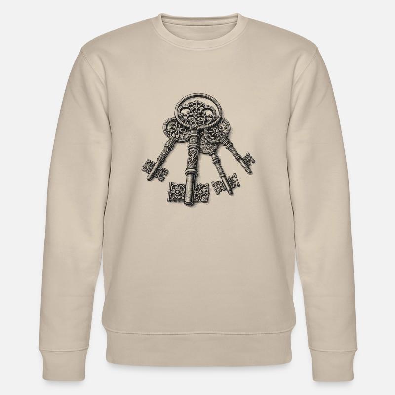 Schlüsselbund - Stanley/Stella Unisex Bio-Sweatshirt CHANGER  - Beige