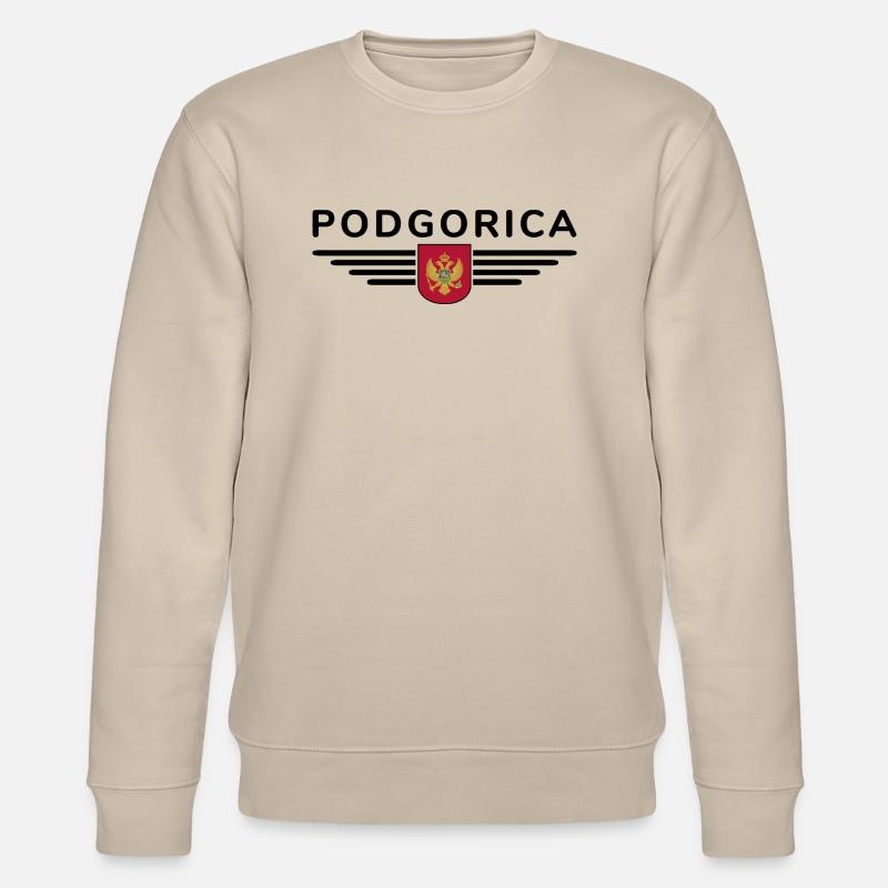 Podgorica Design – Moment capital - Sweat bio CHANGER Stanley/Stella Unisexe - beige