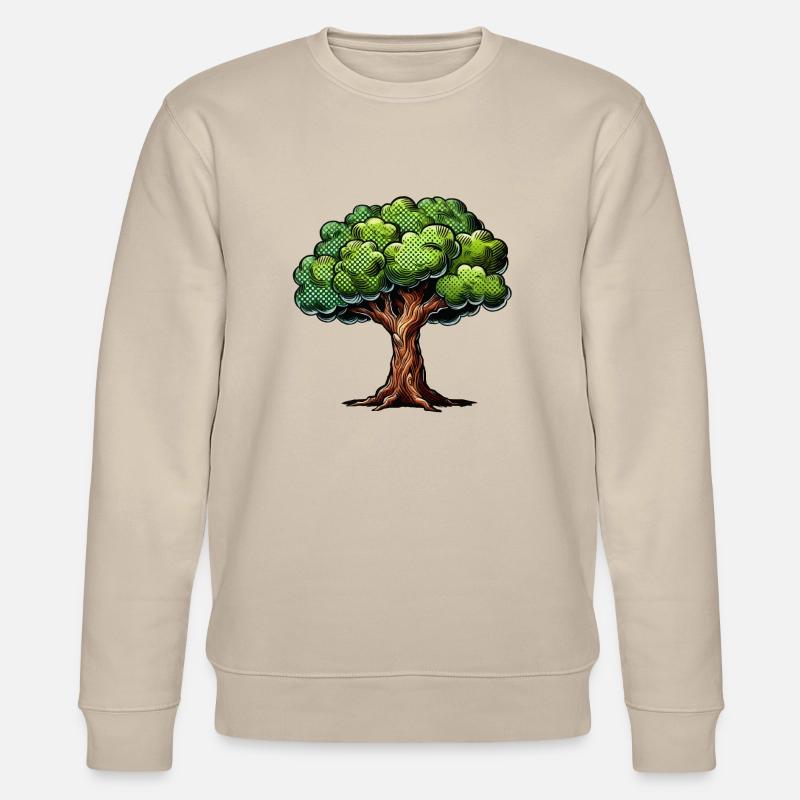 Baum - Stanley/Stella Unisex Bio-Sweatshirt CHANGER  - Beige