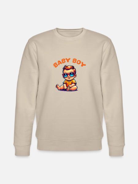 Baby Comic - Stanley/Stella CHANGER Unisex Organic Sweatshirt - beige
