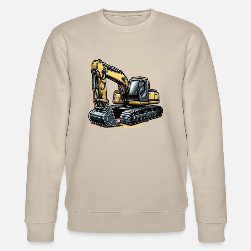 Bagger groß - Stanley/Stella Unisex Bio-Sweatshirt CHANGER  - Beige