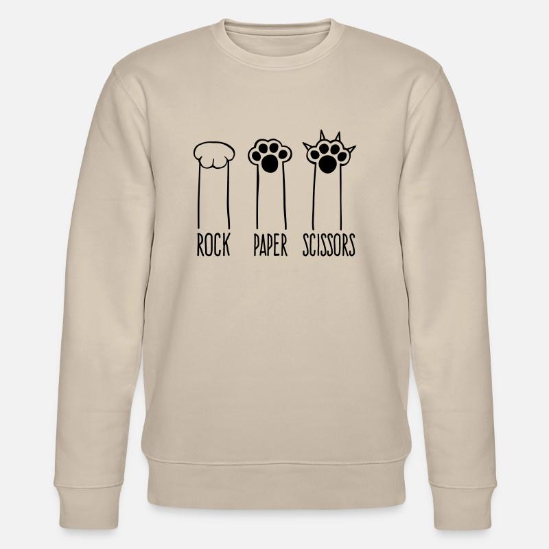 Rock Paper Scissors - Stanley/Stella Unisex Bio-Sweatshirt CHANGER  - Beige