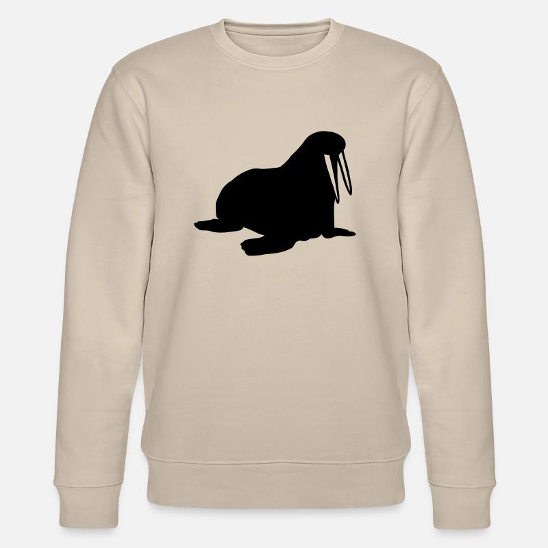 Walross - Stanley/Stella Unisex Bio-Sweatshirt CHANGER - Beige