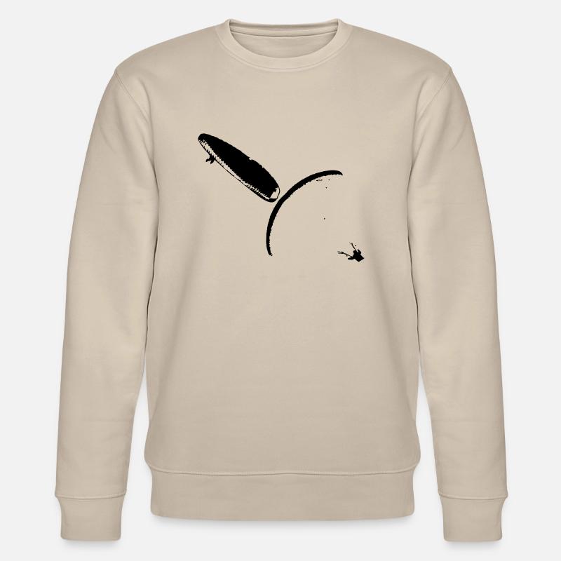 Paragliding Synchro Spiral - Stanley/Stella Unisex Bio-Sweatshirt CHANGER  - Beige