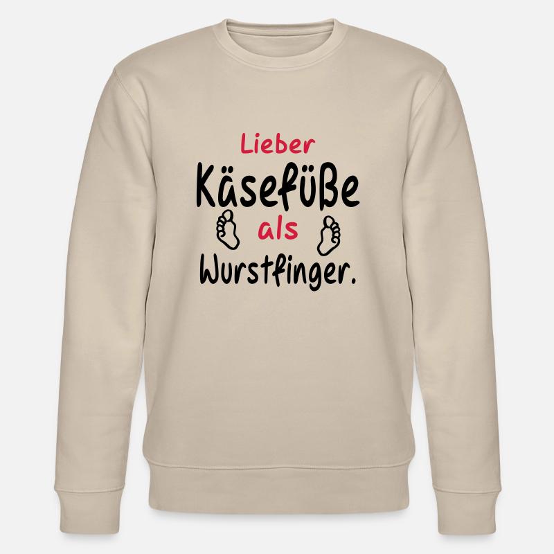 kaesefuesse_wurstfinger - Stanley/Stella CHANGER Unisex Organic Sweatshirt - beige