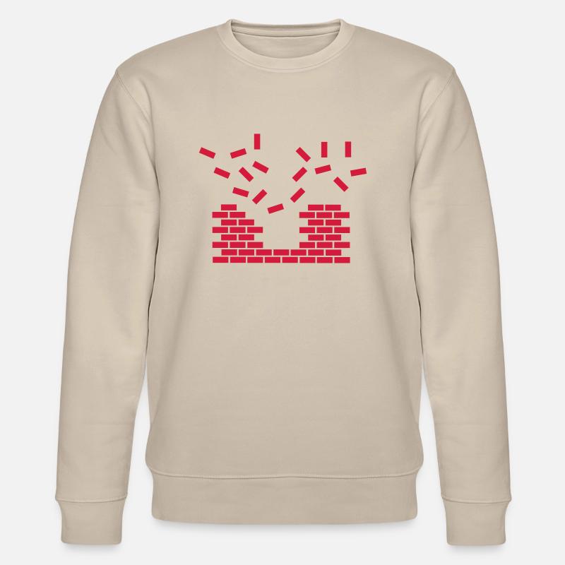 Wall Explosion - Sweat bio CHANGER Stanley/Stella Unisexe - beige