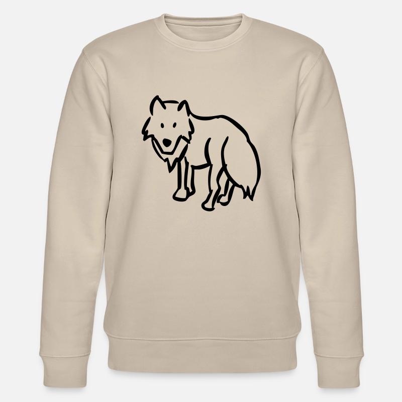 Fuchs - Stanley/Stella Unisex Bio-Sweatshirt CHANGER  - Beige