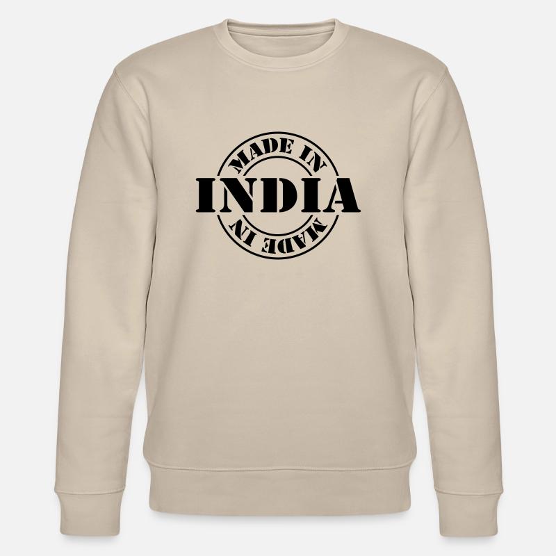 made in india m1k2 - Sweat bio CHANGER Stanley/Stella Unisexe - beige