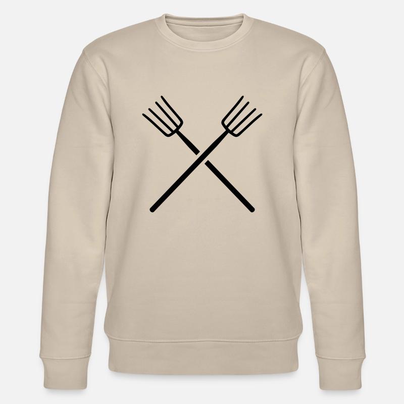 Pitchfork - Stanley/Stella CHANGER Unisex Organic Sweatshirt - beige