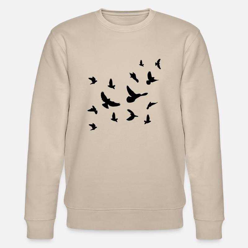 Oiseaux - Sweat bio CHANGER Stanley/Stella Unisexe - beige
