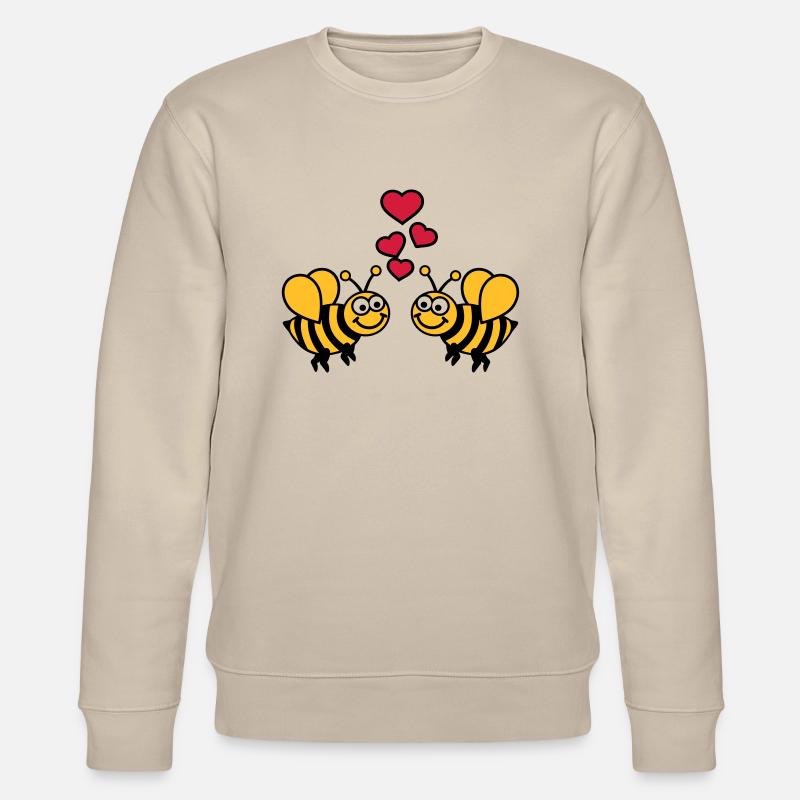 Abeille - Sweat bio CHANGER Stanley/Stella Unisexe - beige