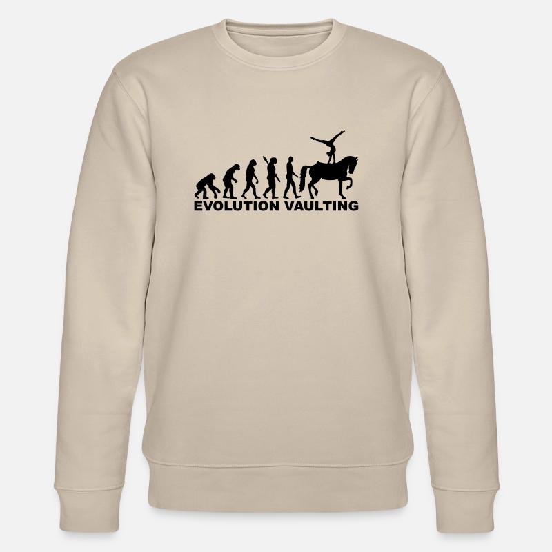 Evolution Vaulting - Stanley/Stella CHANGER Unisex Organic Sweatshirt - beige