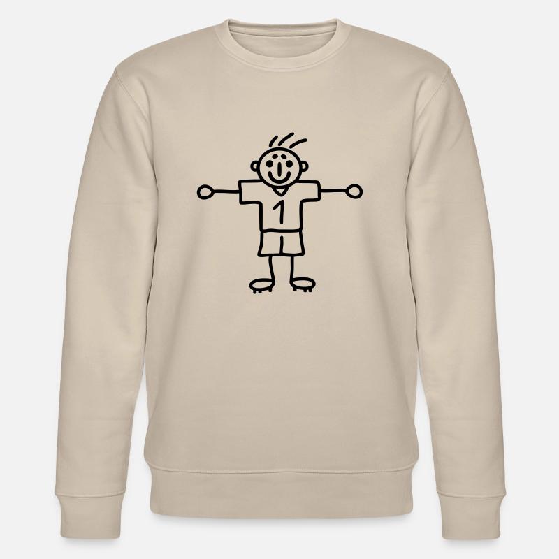 Torwart 1 - Stanley/Stella Unisex Bio-Sweatshirt CHANGER  - Beige