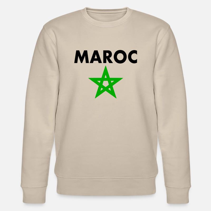 Maroc - Sweat bio CHANGER Stanley/Stella Unisexe - beige