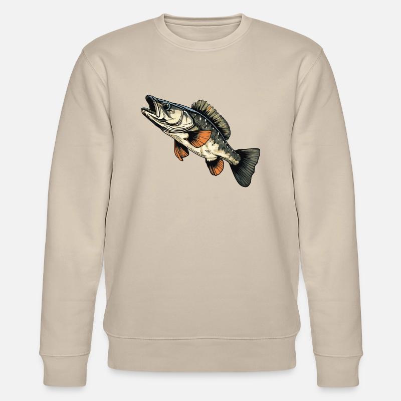 fisch - Stanley/Stella Unisex Bio-Sweatshirt CHANGER  - Beige