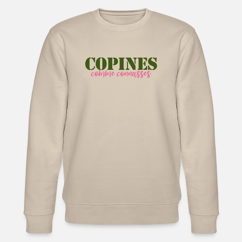 Freundinnen als - Stanley/Stella Unisex Bio-Sweatshirt CHANGER  - Beige