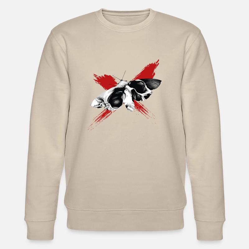 Trash Polka // Illustration - Stanley/Stella Unisex Bio-Sweatshirt CHANGER - Beige
