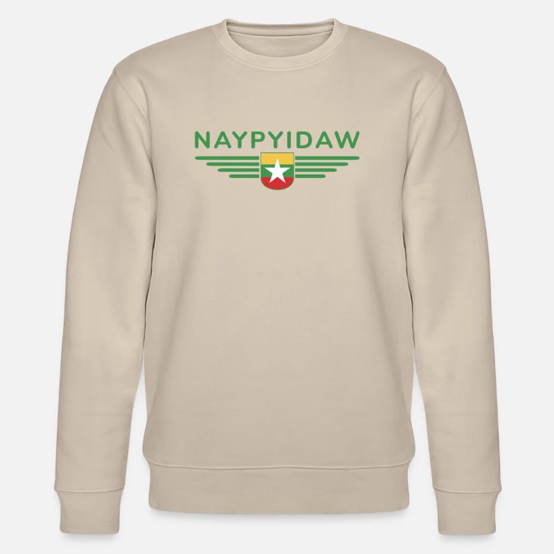 T-shirt Naypyidaw – Style Capitale - Sweat bio CHANGER Stanley/Stella Unisexe - beige