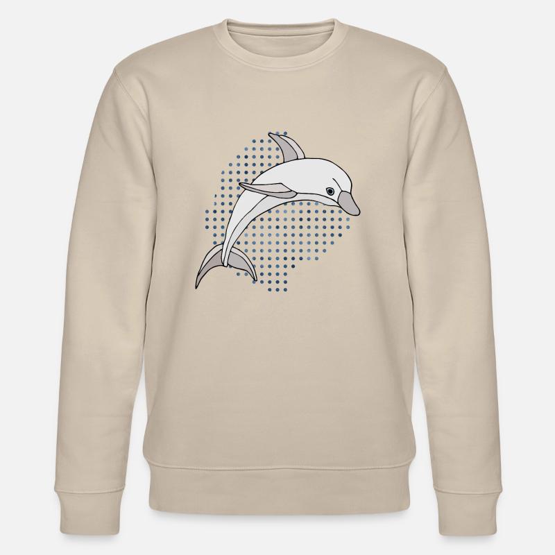 Dolphin - Stanley/Stella CHANGER Unisex Organic Sweatshirt - beige