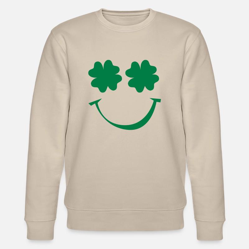 St. Patricks day - Stanley/Stella Unisex Bio-Sweatshirt CHANGER  - Beige