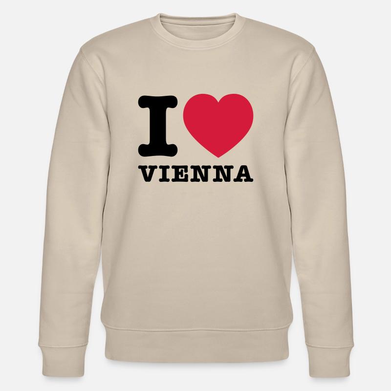 J'aime Vienne 2 - Sweat bio CHANGER Stanley/Stella Unisexe - beige