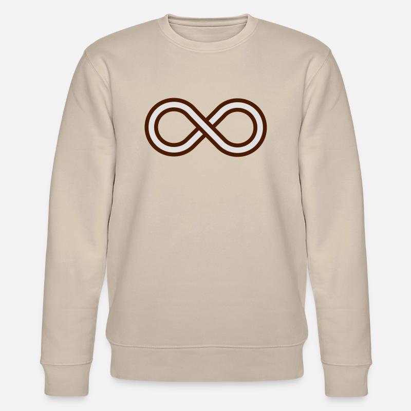Infinity loop - Stanley/Stella Unisex Bio-Sweatshirt CHANGER  - Beige