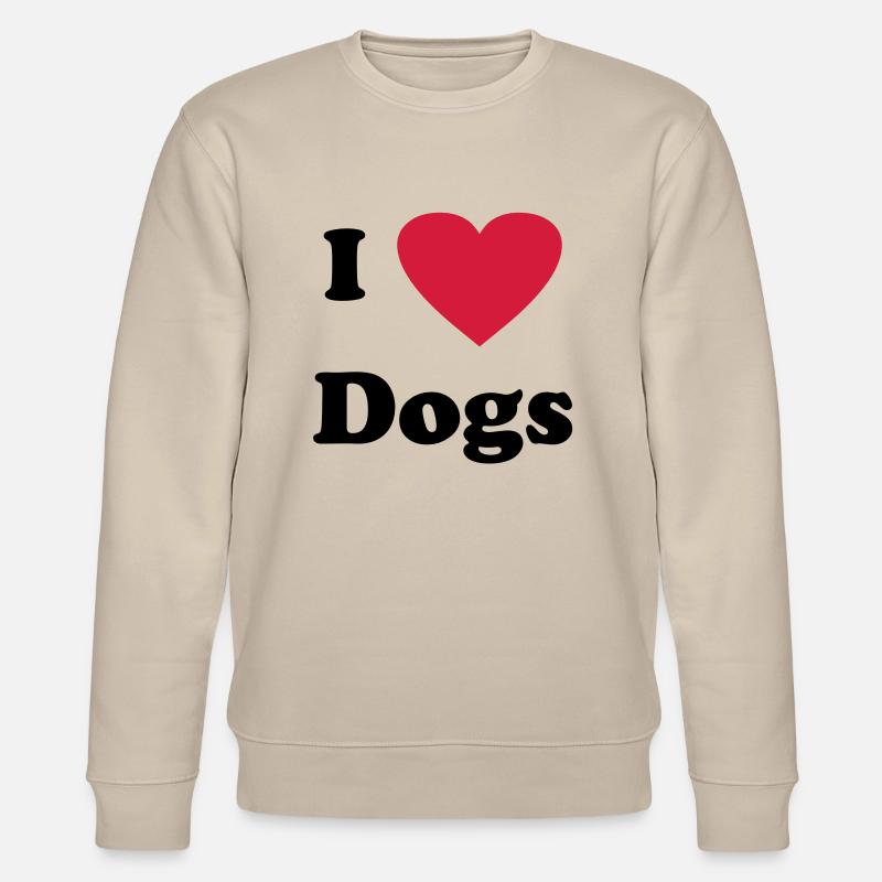 j'aime le chien - Sweat bio CHANGER Stanley/Stella Unisexe - beige