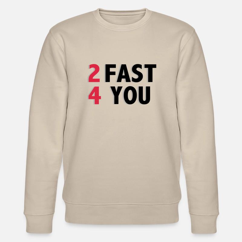2 Fast 4 You - Stanley/Stella Unisex Bio-Sweatshirt CHANGER  - Beige