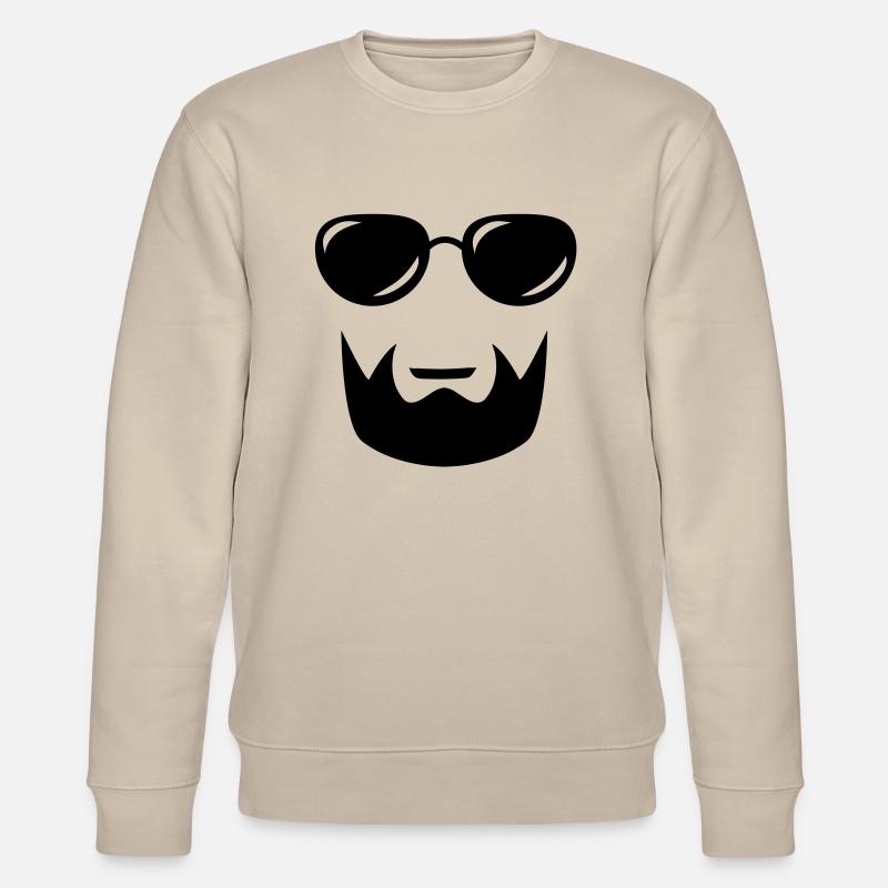 sunglasses beard - Sweat bio CHANGER Stanley/Stella Unisexe - beige