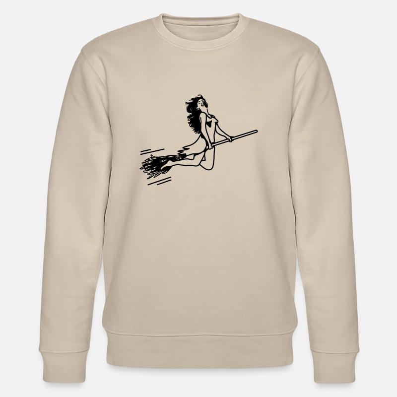 witch - Stanley/Stella CHANGER Unisex Organic Sweatshirt - beige