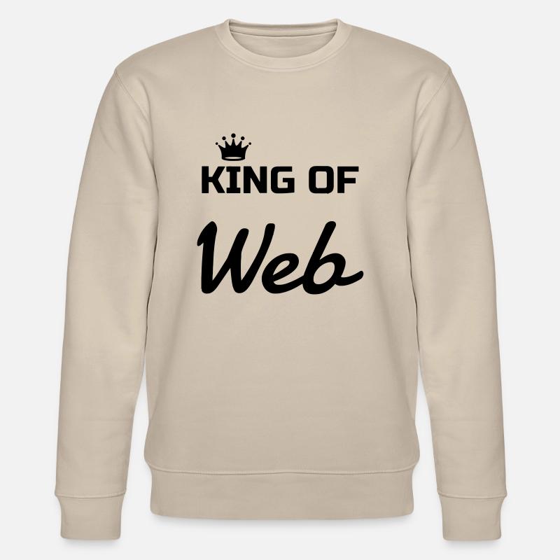 Webmaster Internet Web Geek Website - Sweat bio CHANGER Stanley/Stella Unisexe - beige