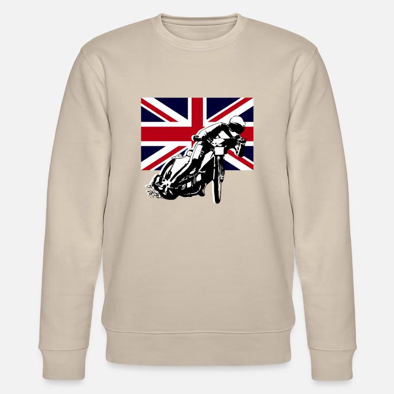 Speedway - Union Jack - Stanley/Stella Unisex Bio-Sweatshirt CHANGER  - Beige