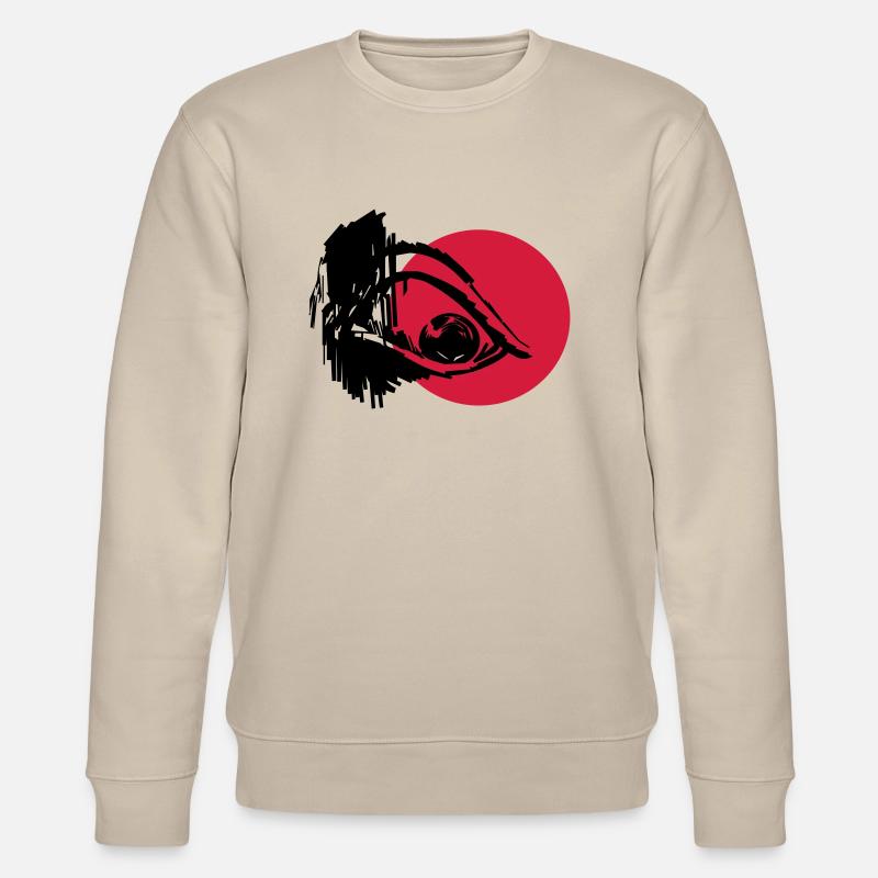 Evil Eye - Art Design - Stanley/Stella Unisex Bio-Sweatshirt CHANGER  - Beige